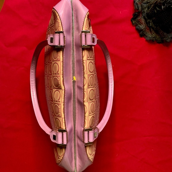 SALVATORE FERRAGAMO LAVENDER GANCINI SHOULDER BAG/PURSE - Picture 6 of 15